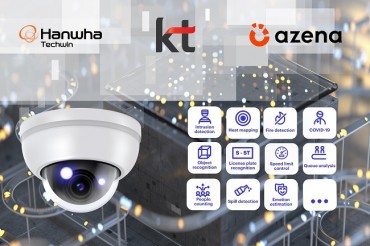 Hanwha Techwin Partners with Azena, KT for AI Video Solutions