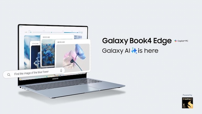 Samsung Electronics Unveils New On-device AI Laptop Galaxy Book 4 Edge