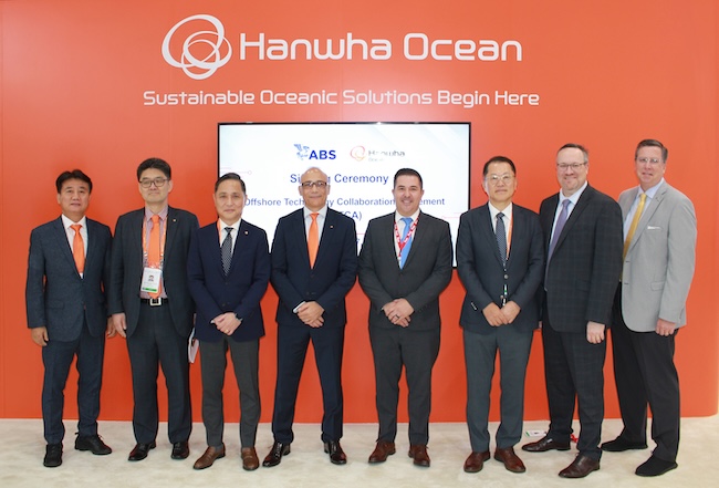 Hanwha Ocean Partners with U.S. ABS to Co-develop Offshore Solutions