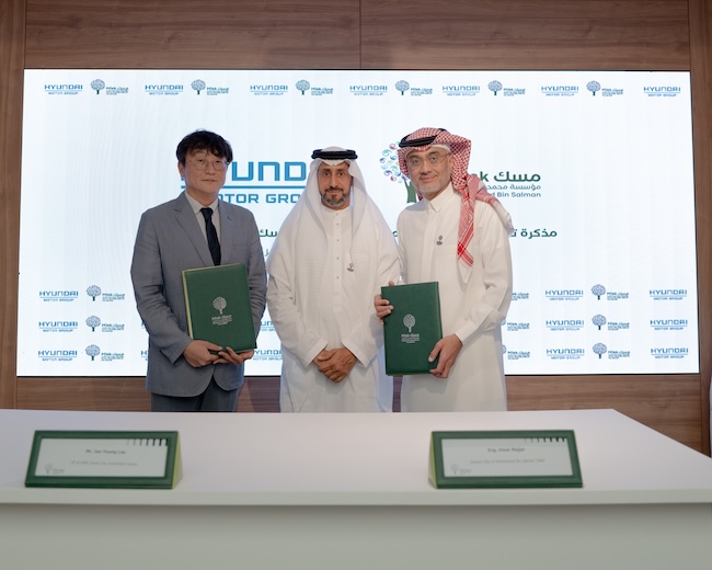 Hyundai Motor, Saudi Foundation Sign MOU for Smart City Project