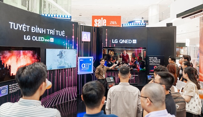 LG Showcases OLED TVs as Art in Southeast Asian Marketing Push