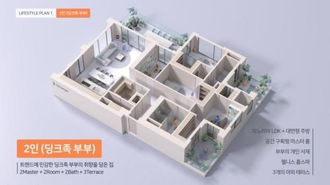 South Korean Builders Unveil Flexible Apartment Designs for Changing Lifestyles