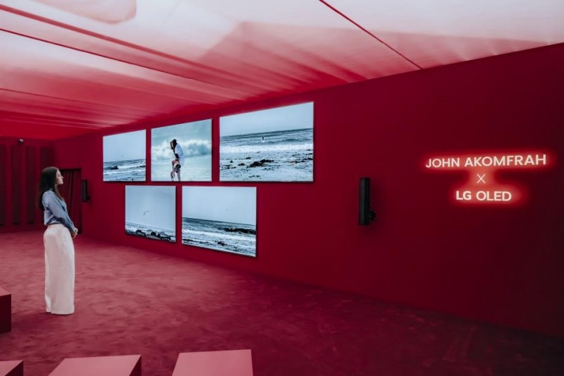 LG Showcases Climate Change Artwork on OLED Displays at Frieze London