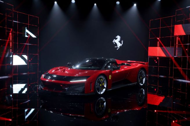 Ferrari Unveils New Supercar, Its First in a Decade