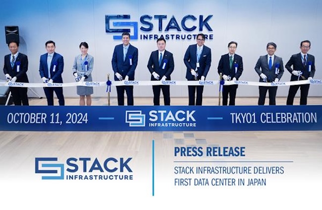 STACK Infrastructure Delivers First Data Center in Japan