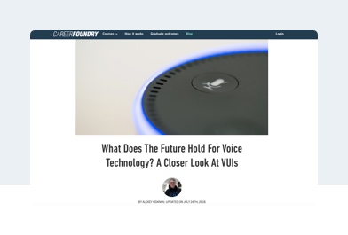 Future of voice technology